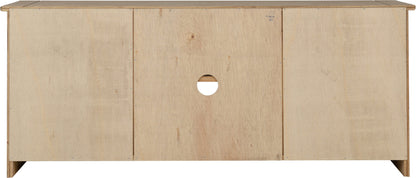 Panama Flat Screen Tv Unit - Natural Wax