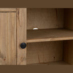 Panama Flat Screen Tv Unit - Natural Wax