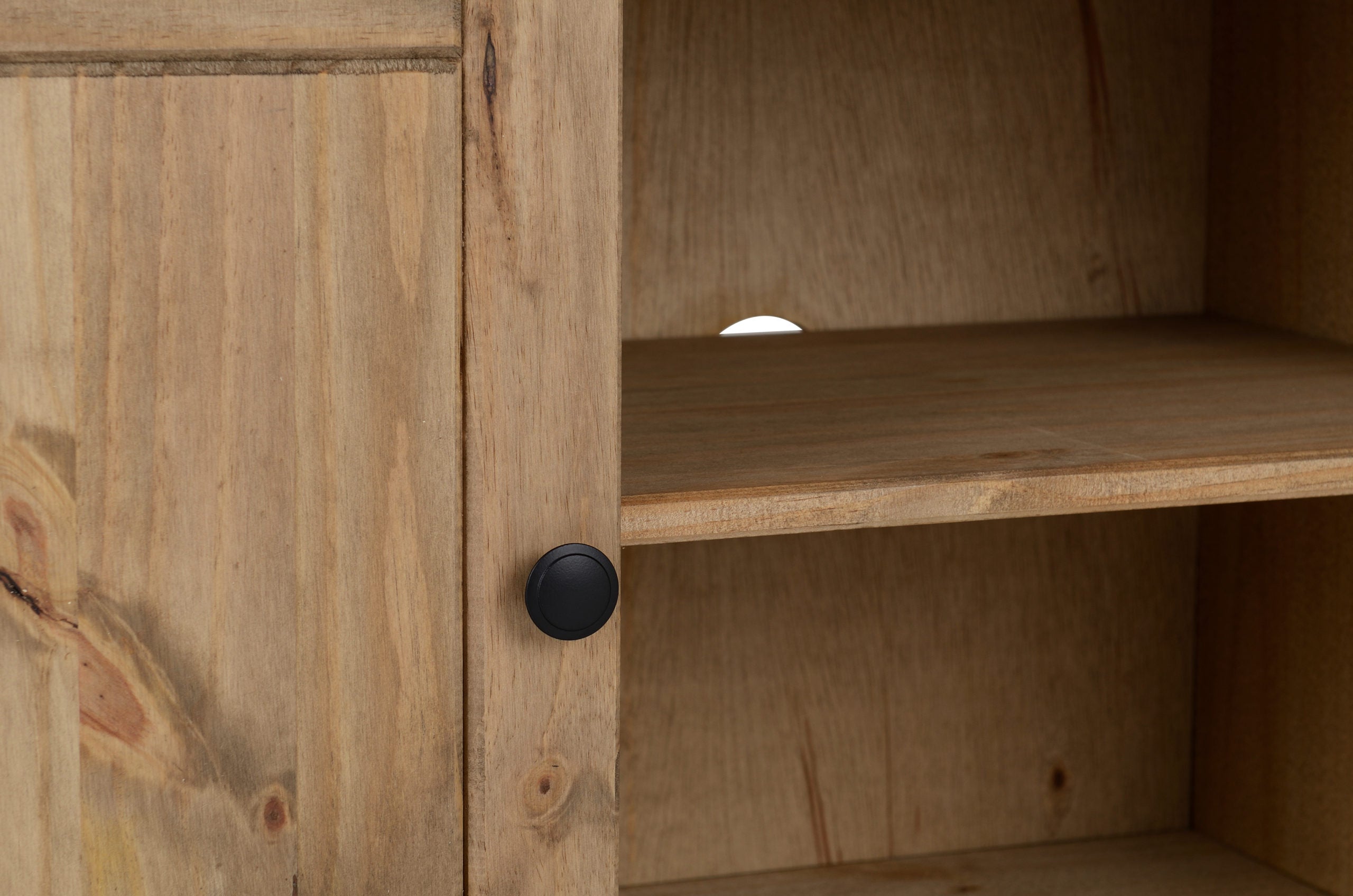 Panama Flat Screen Tv Unit - Natural Wax