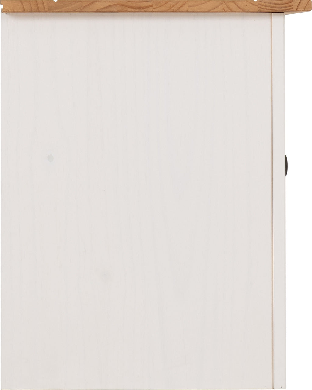 Panama Flat Screen Tv Unit - White/Natural Wax