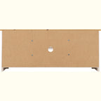 Panama Flat Screen Tv Unit - White/Natural Wax