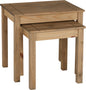 Panama Nest Of 2 Tables - Natural Wax