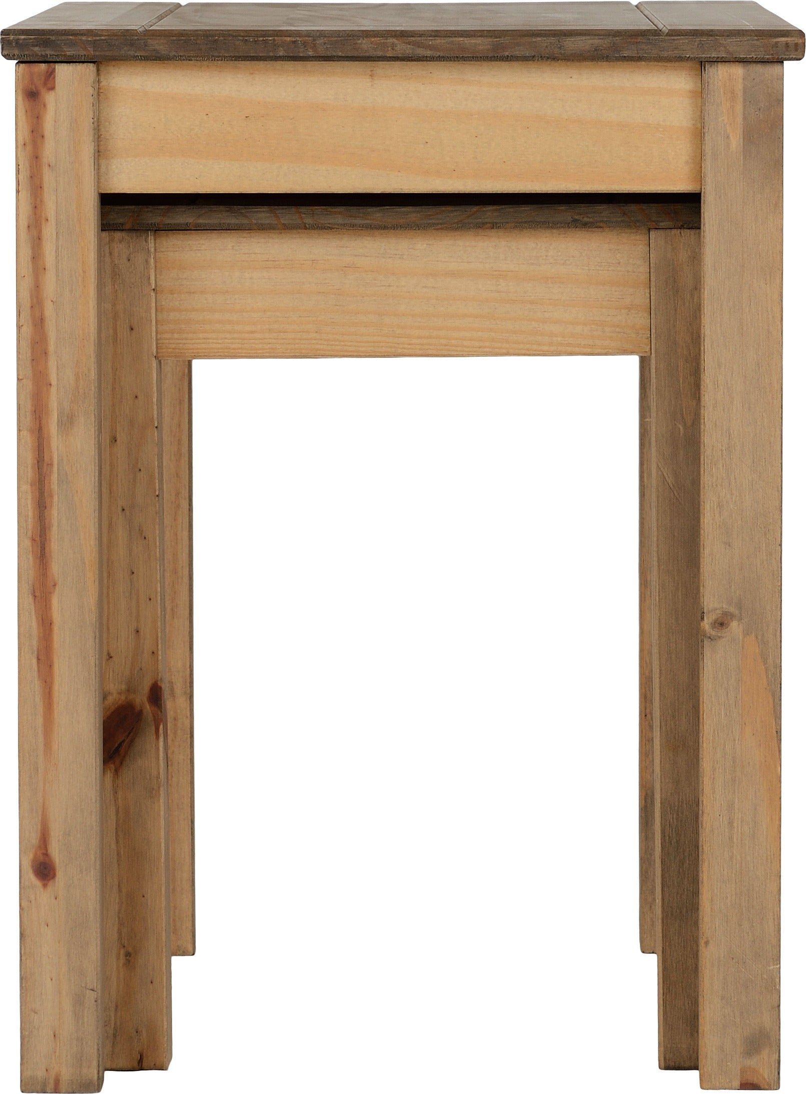 Panama Nest Of 2 Tables - Natural Wax