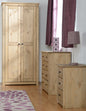 Panama 4 Drawer Chest - Natural Wax
