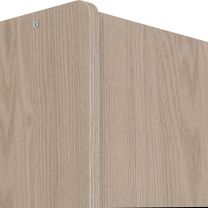 Paris 2 Door Wardrobe Mirrored - Smoked Ash Effect