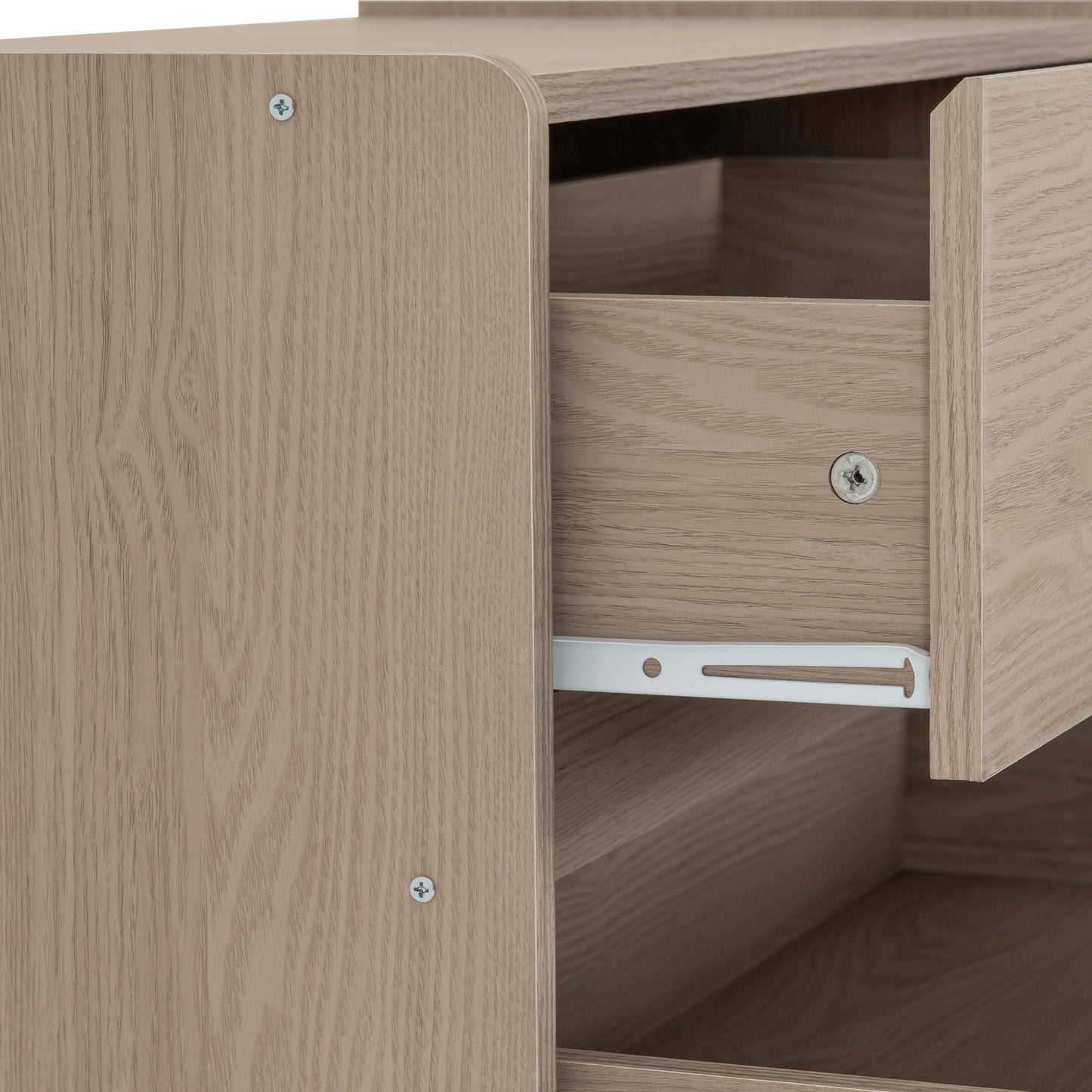 Paris 4 Drawer Chest - Smoked Ash Effect