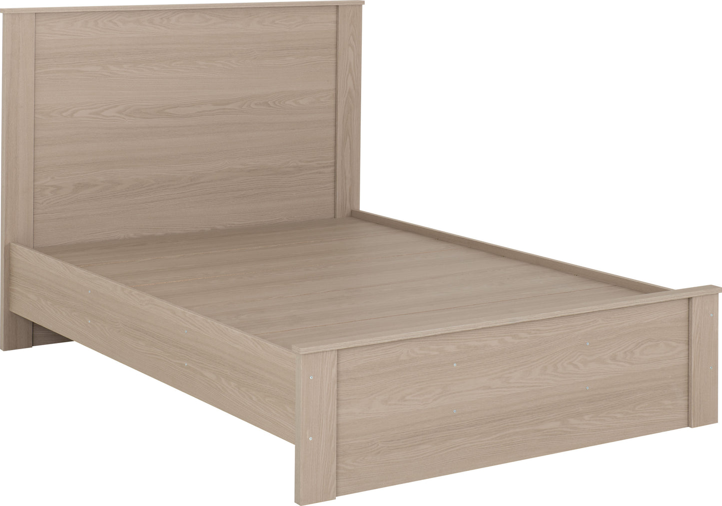 Paris 4'6" Bed - Smoked Ash Effect