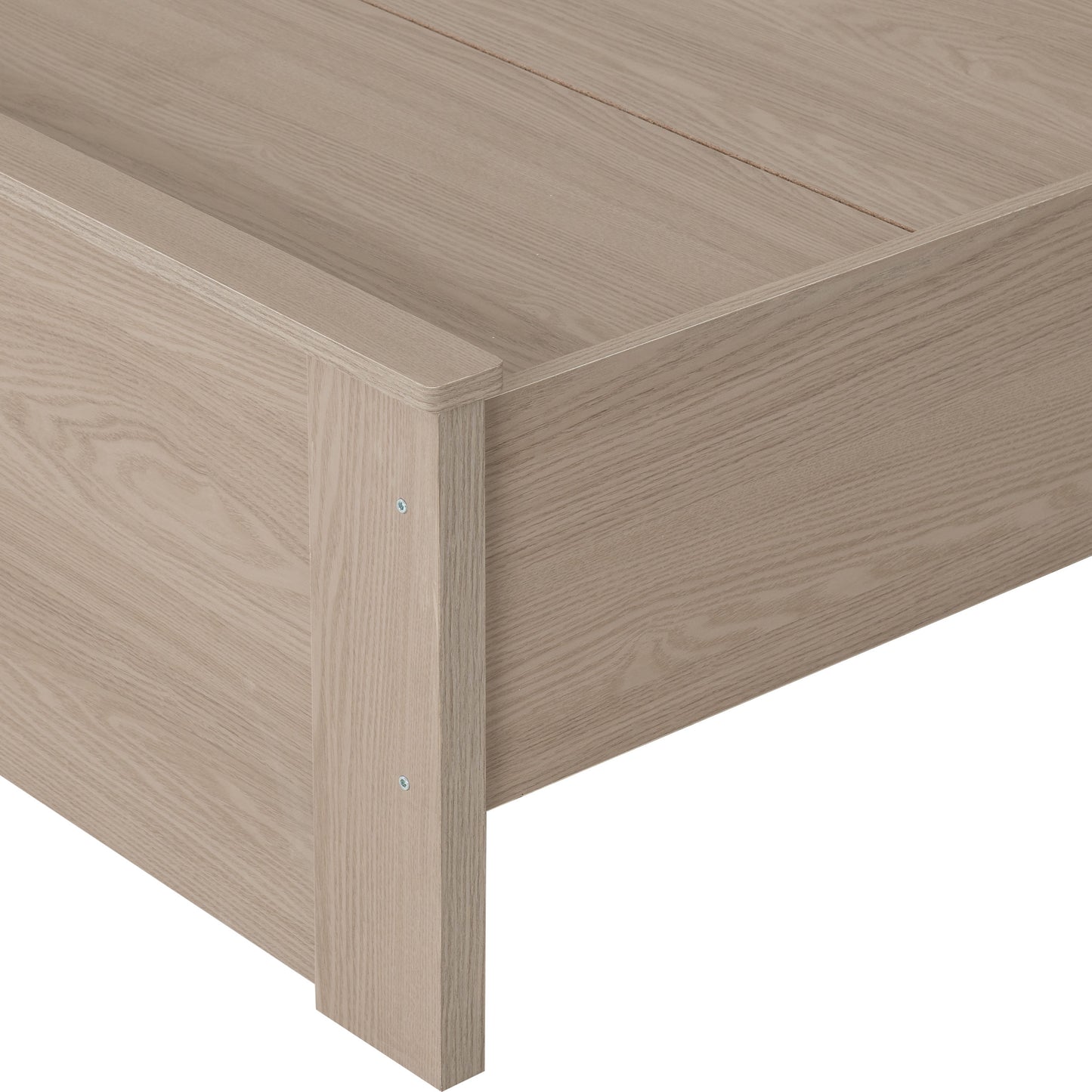 Paris 4'6" Bed - Smoked Ash Effect
