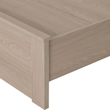 Paris 4'6" Bed - Smoked Ash Effect