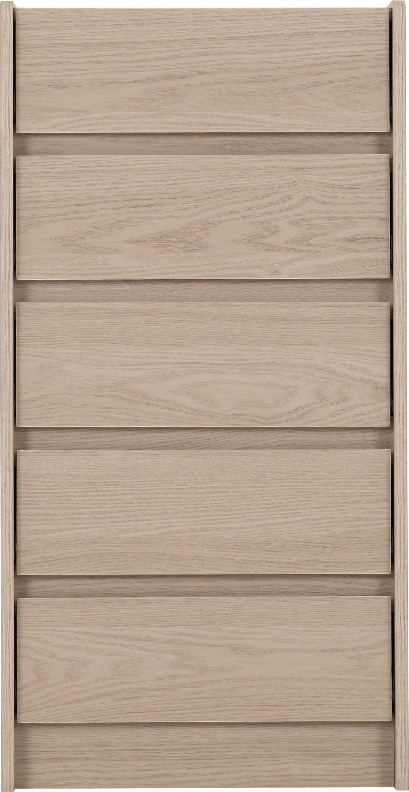 Paris 5 Drawer Chest - Smoked Ash Effect