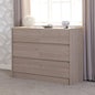 Paris 6 Drawer Chest - Smoked Ash Effect