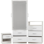 Polar Bedroom Trio Set - White