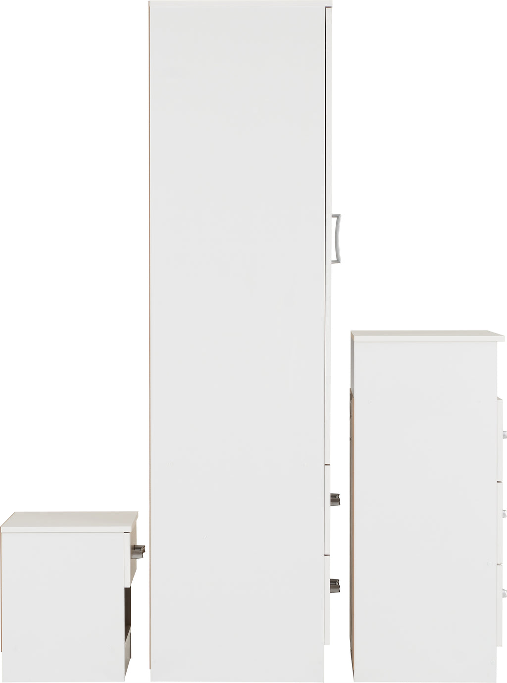 Polar Bedroom Trio Set - White