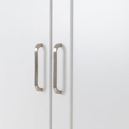 Portland 3 Door Wardrobe - White/Oak Effect