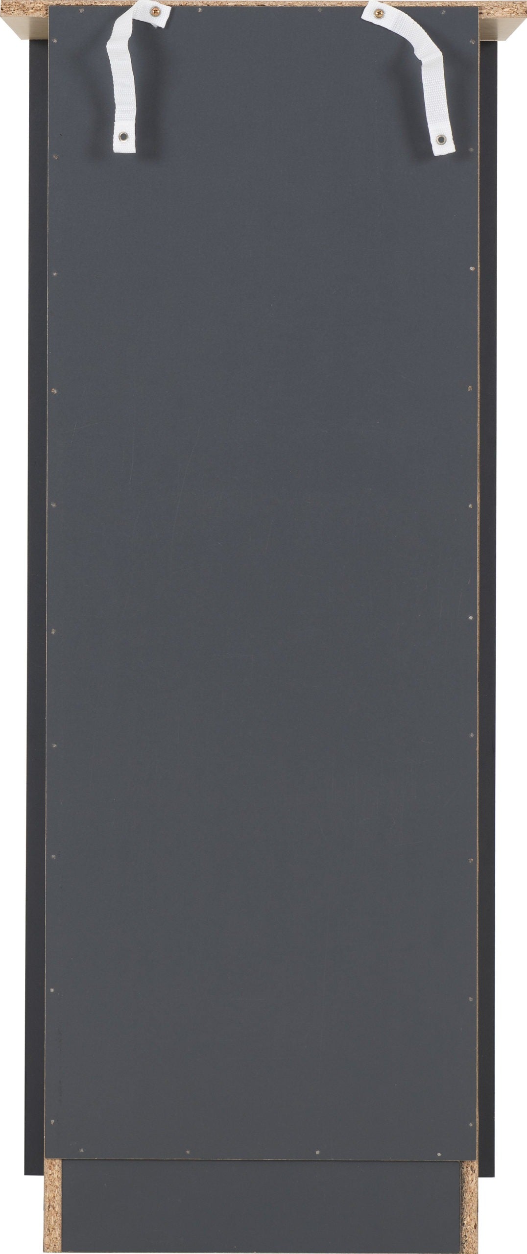 Portland 5 Drawer Narrow Chest - Grey/Oak Effect