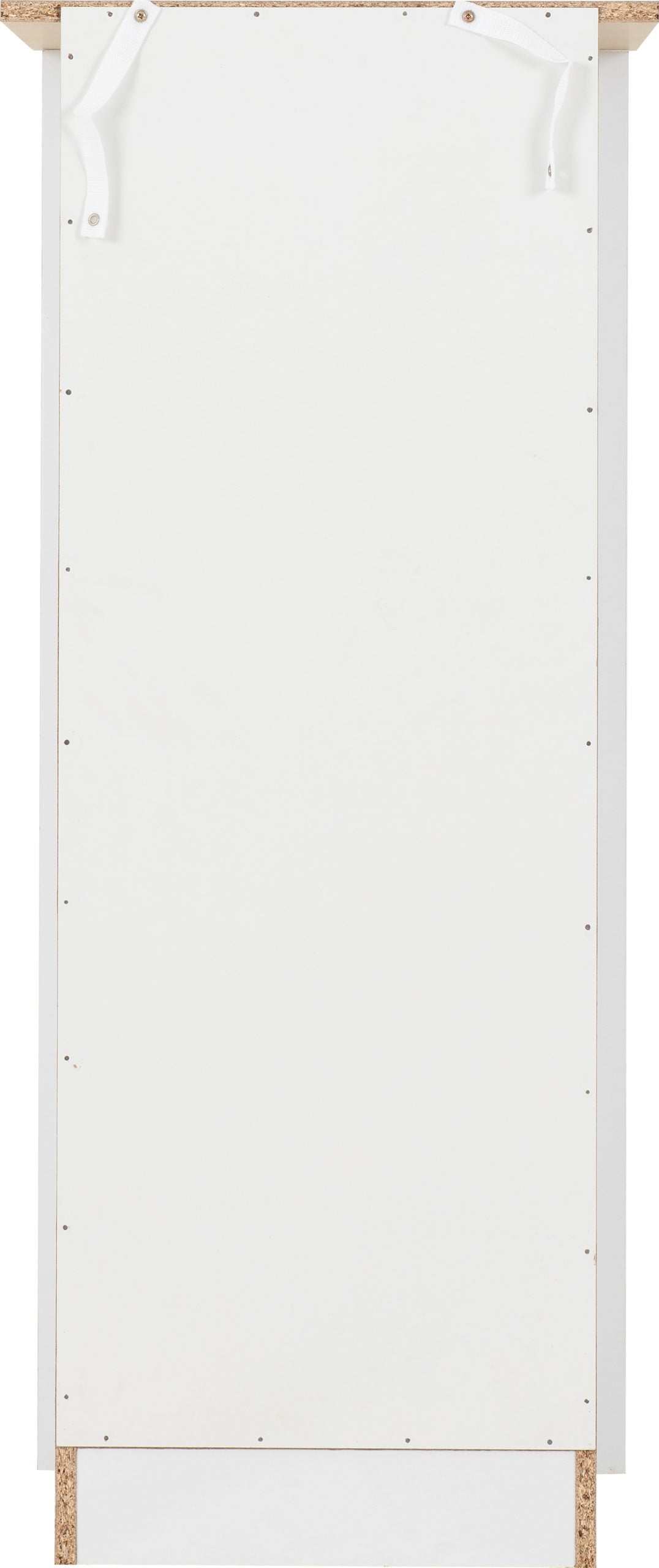 Portland 5 Drawer Narrow Chest - White/Oak Effect