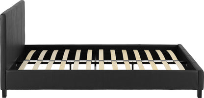 Prado 4'6" Bed - Black Pu