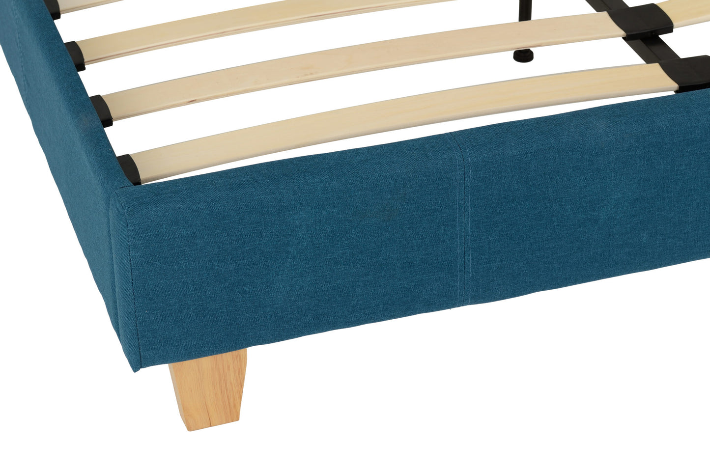 Prado 4'6" Bed - Petrol Blue Fabric