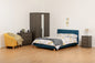 Prado 4'6" Bed - Petrol Blue Fabric