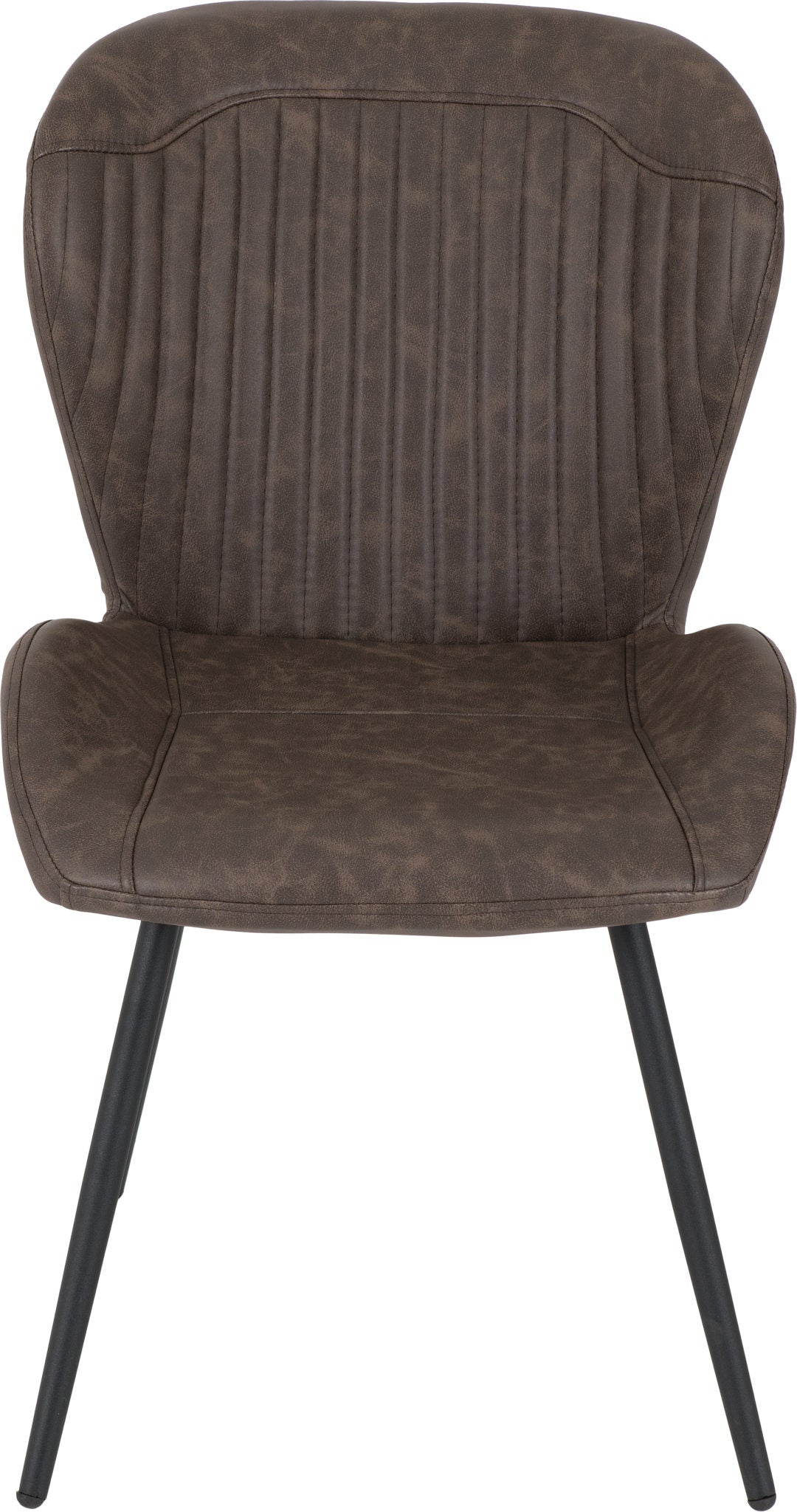 Quebec Dining Chair (X4 Per Box) - Brown Pu