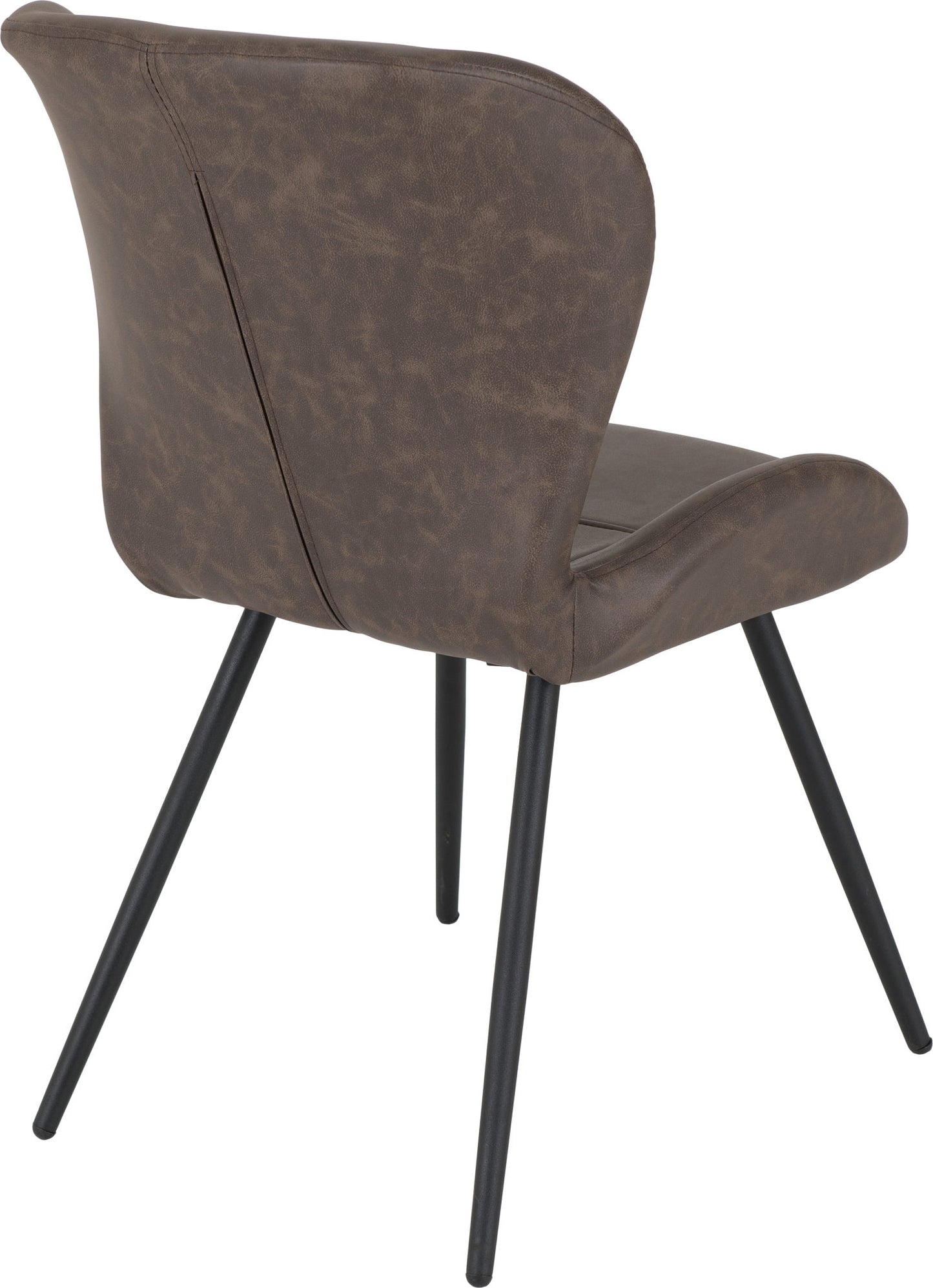 Quebec Dining Chair (X4 Per Box) - Brown Pu