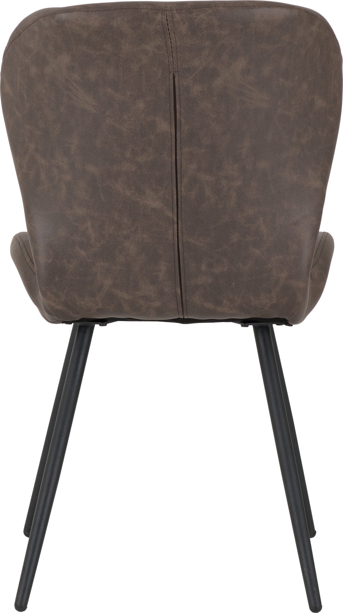 Treviso & Quebec Dining Set (X4 Chairs) - Light Oak Effect/Brown Pu