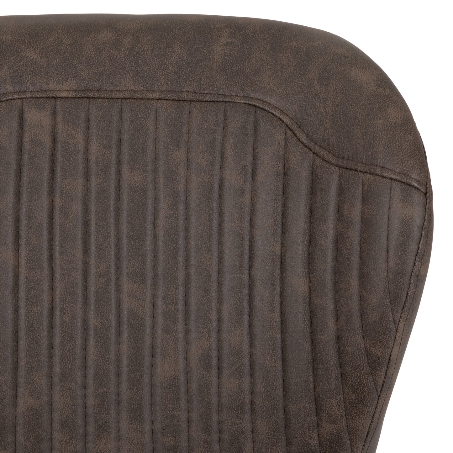 Quebec Dining Chair (X4 Per Box) - Brown Pu