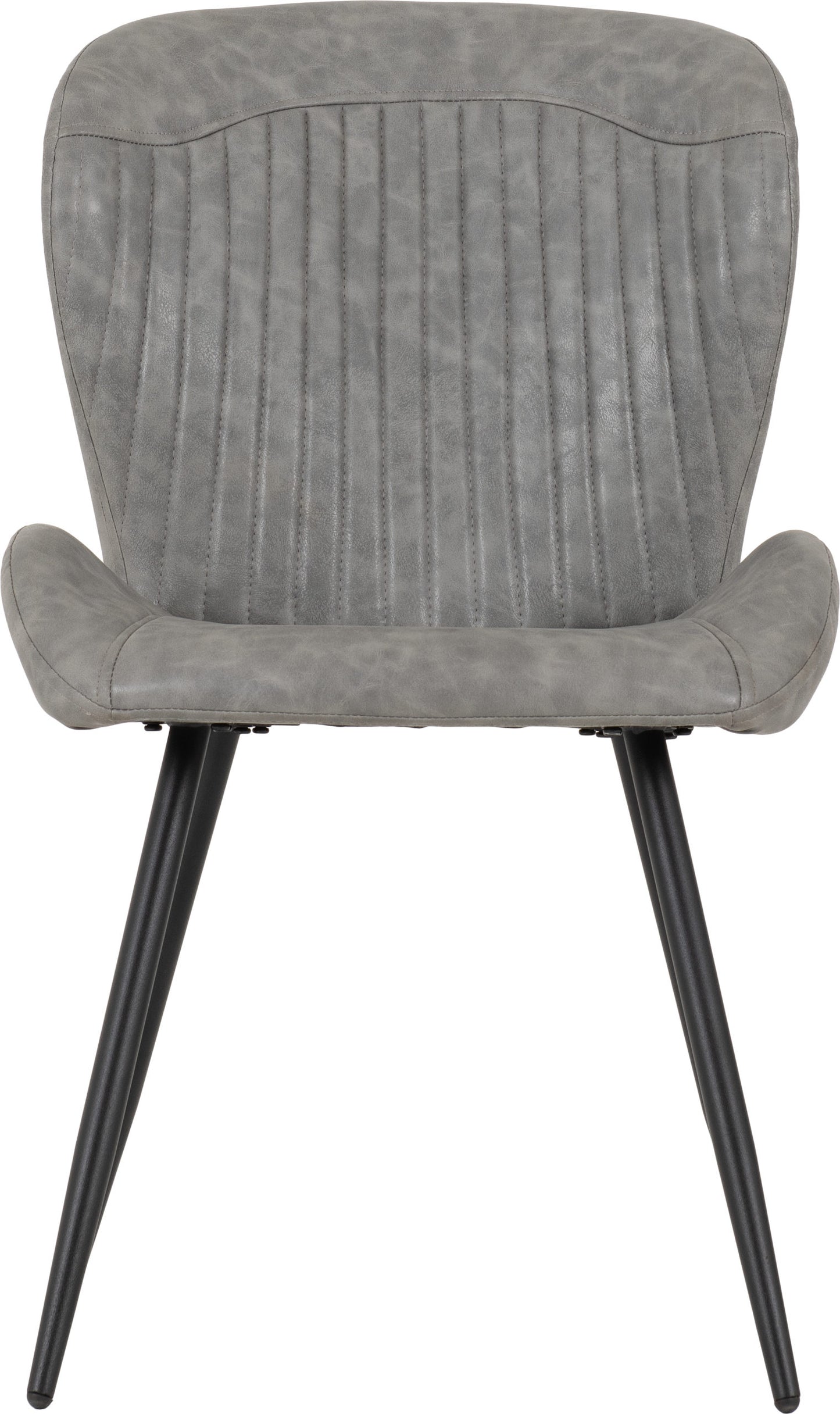 Quebec Dining Chair (X4 Per Box) - Grey Pu