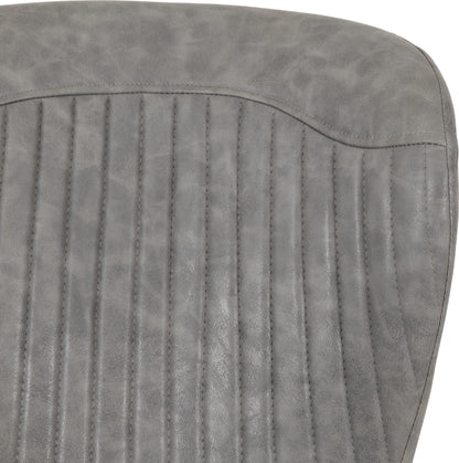 Quebec Dining Chair (X4 Per Box) - Grey Pu