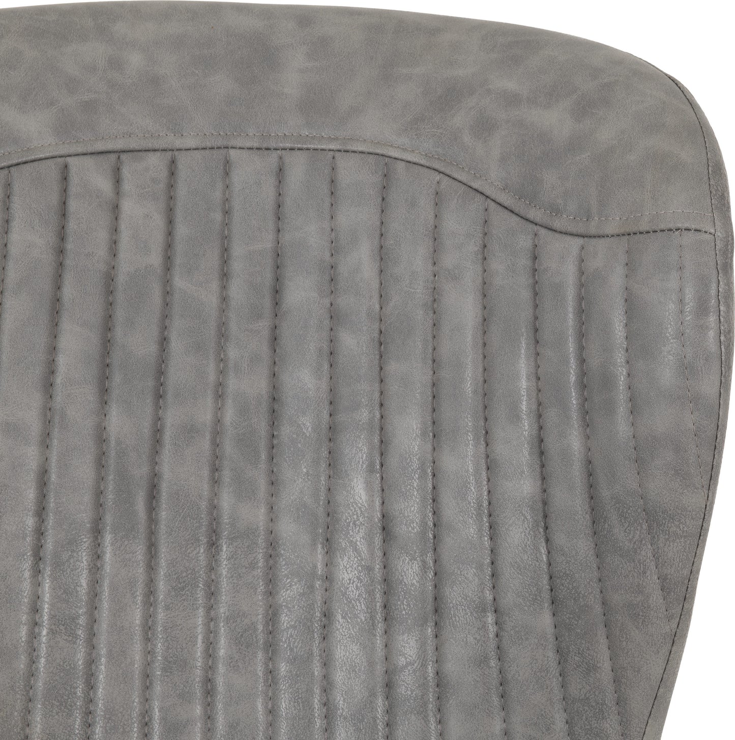 Treviso & Quebec Dining Set (X4 Chairs) - Light Oak Effect/Grey Pu
