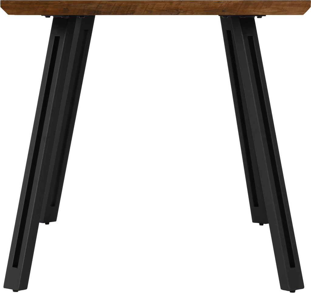 Quebec Wave Edge Dining Table - Medium Oak Effect
