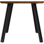 Quebec Wave Edge Dining Table - Medium Oak Effect