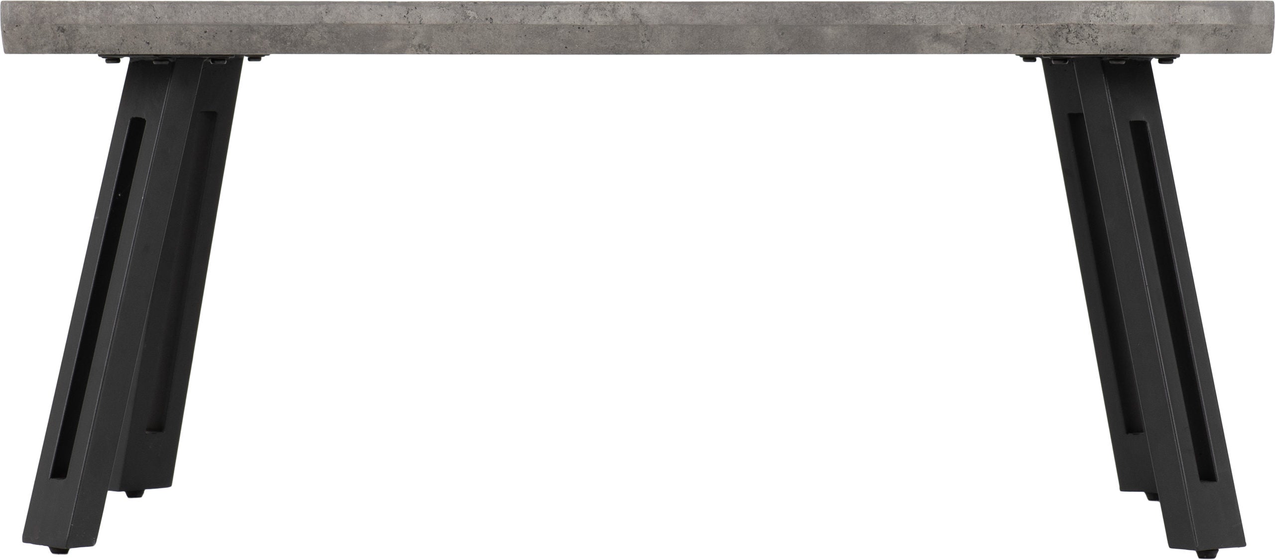 Quebec Wave Edge Coffee Table - Concrete Effect