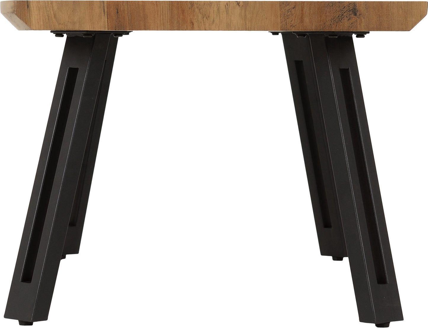 Quebec Wave Edge Coffee Table - Medium Oak Effect