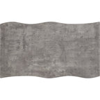 Quebec Wave Edge Dining Table - Concrete Effect