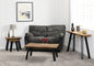 Quebec Wave Edge Coffee Table - Medium Oak Effect