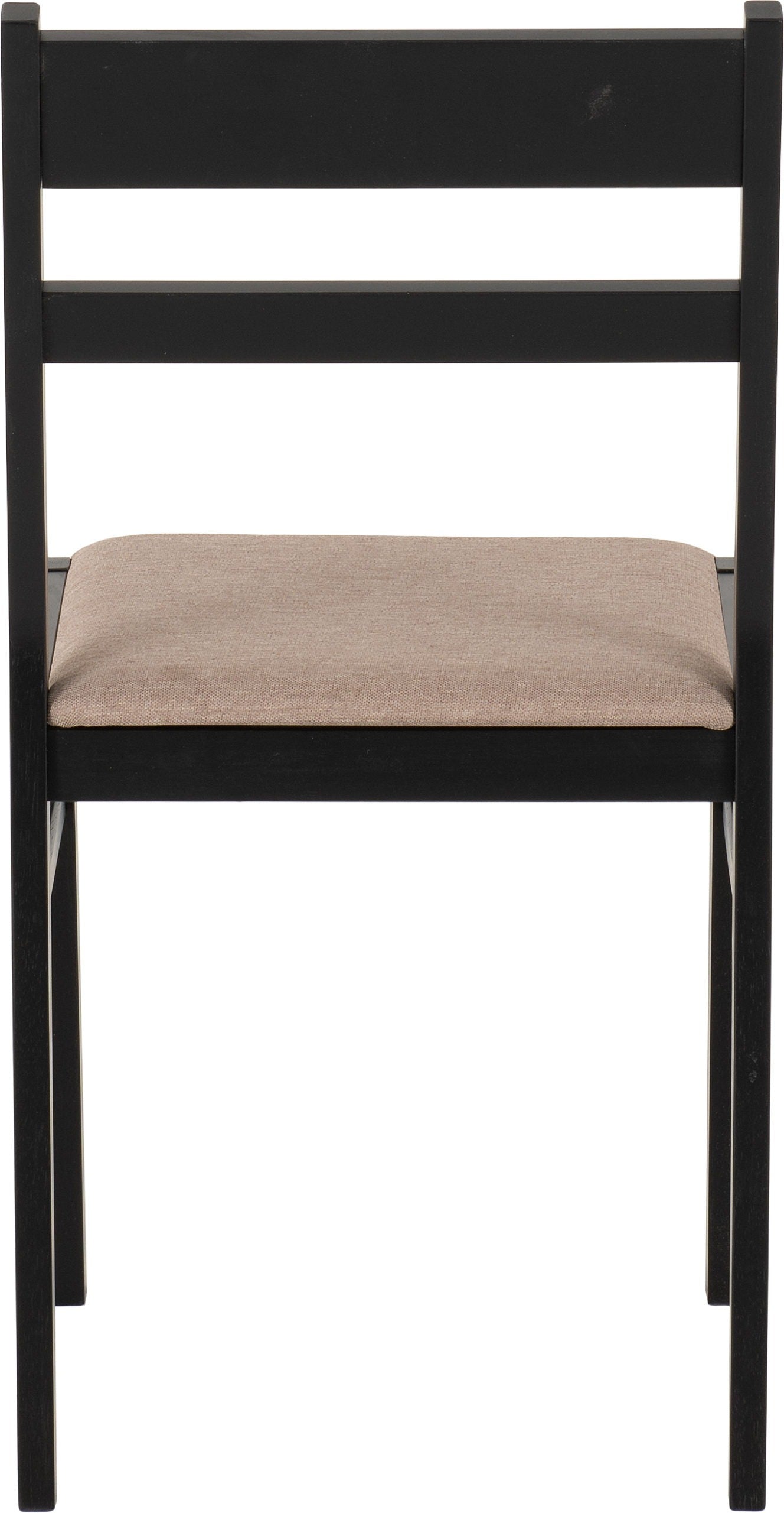 Radley 1+4 Dining Set - Black/Oak Effect/Oat Fabric