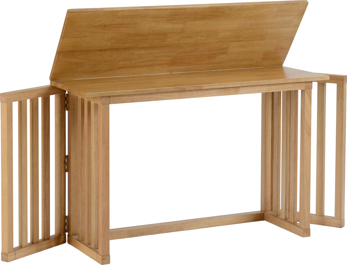 Richmond Foldaway Dining Set (X2 Stools) - Oak Varnish