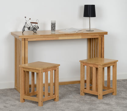 Richmond Stool (X2 Per Box) - Oak Varnish