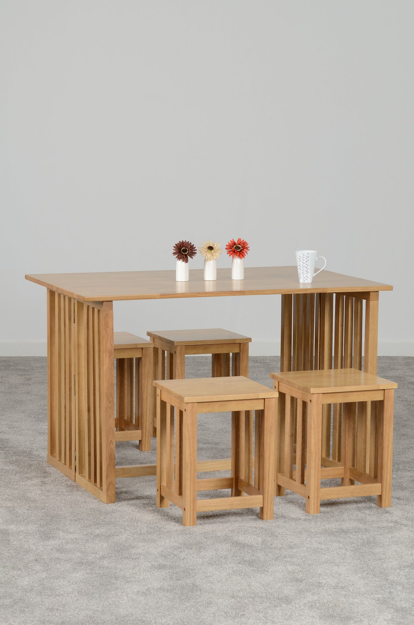 Richmond Stool (X2 Per Box) - Oak Varnish