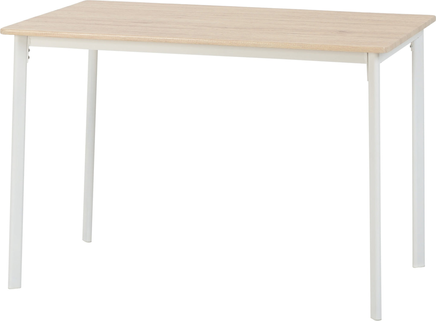 Riley Large Dining Set - White/Light Oak Effect Veneer