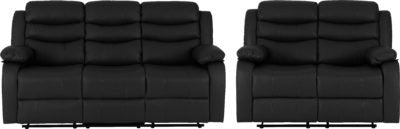 Roma 3+2 Suite - Black Pu