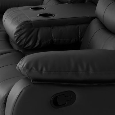 Roma 3+2 Suite - Black Pu