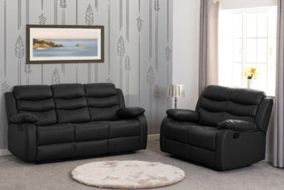 Roma 3+2 Suite - Black Pu