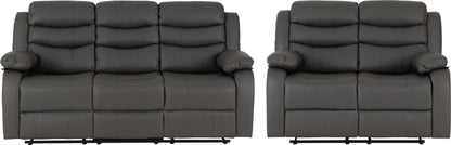 Roma 3+2 Suite - Grey Pu