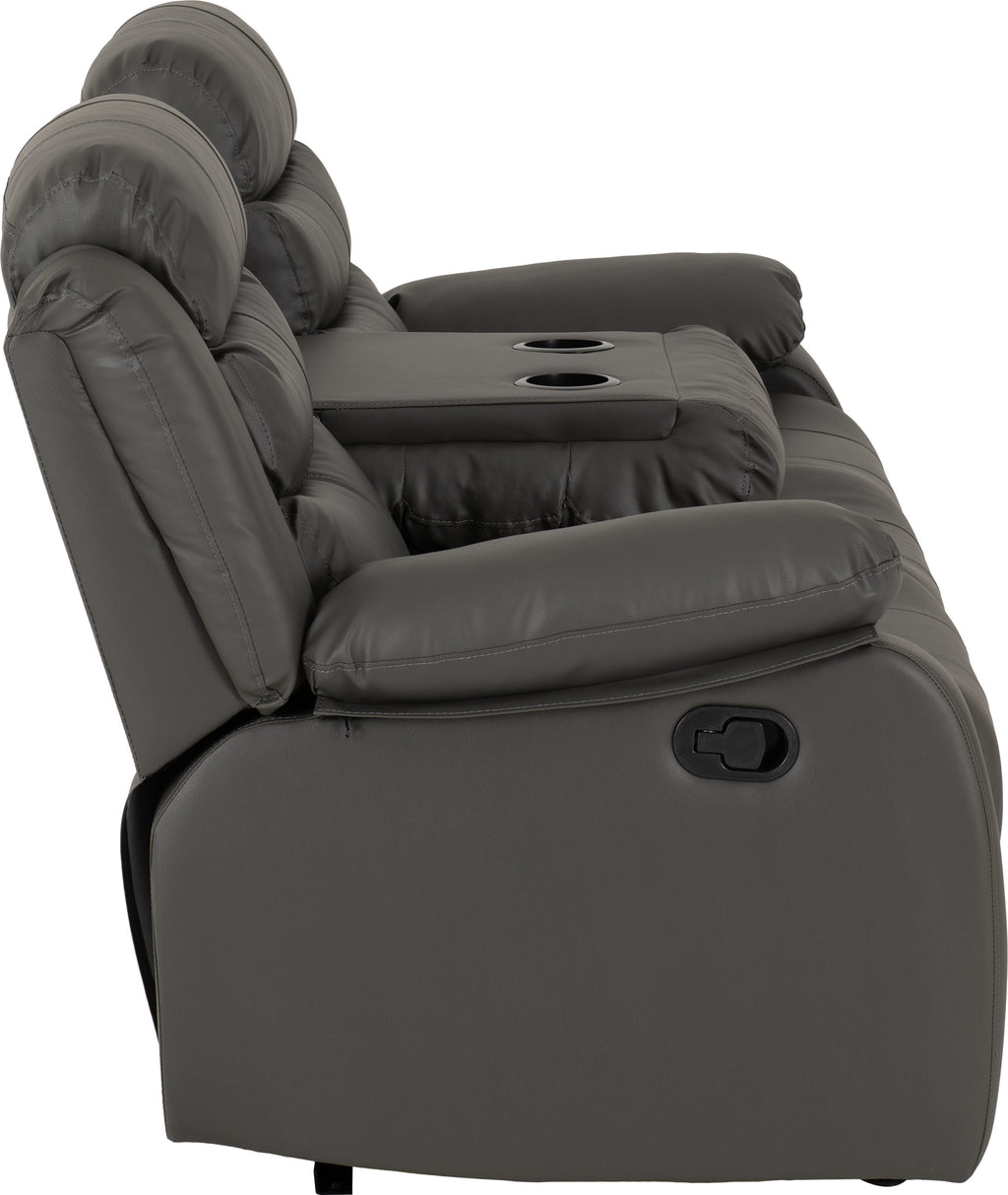 Roma 3+2 Suite - Grey Pu