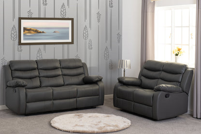 Roma 3+2 Suite - Grey Pu