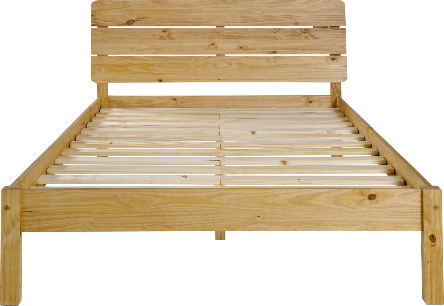 Ronan 4'6" Bed - Waxed Pine