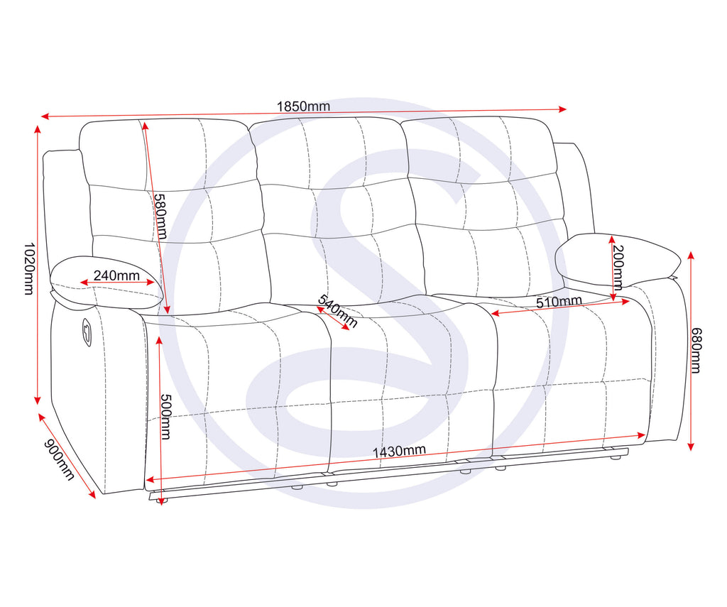 Roma 3+2 Suite - Grey Pu