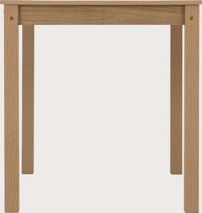 Santana 1+4 Dining Set - Light Oak/Rattan Effect